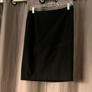 Ann Taylor Black Pencil Skirt Knee-Length Work